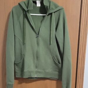ZYIA Forest Green Women's Zip-Up Hoodie
